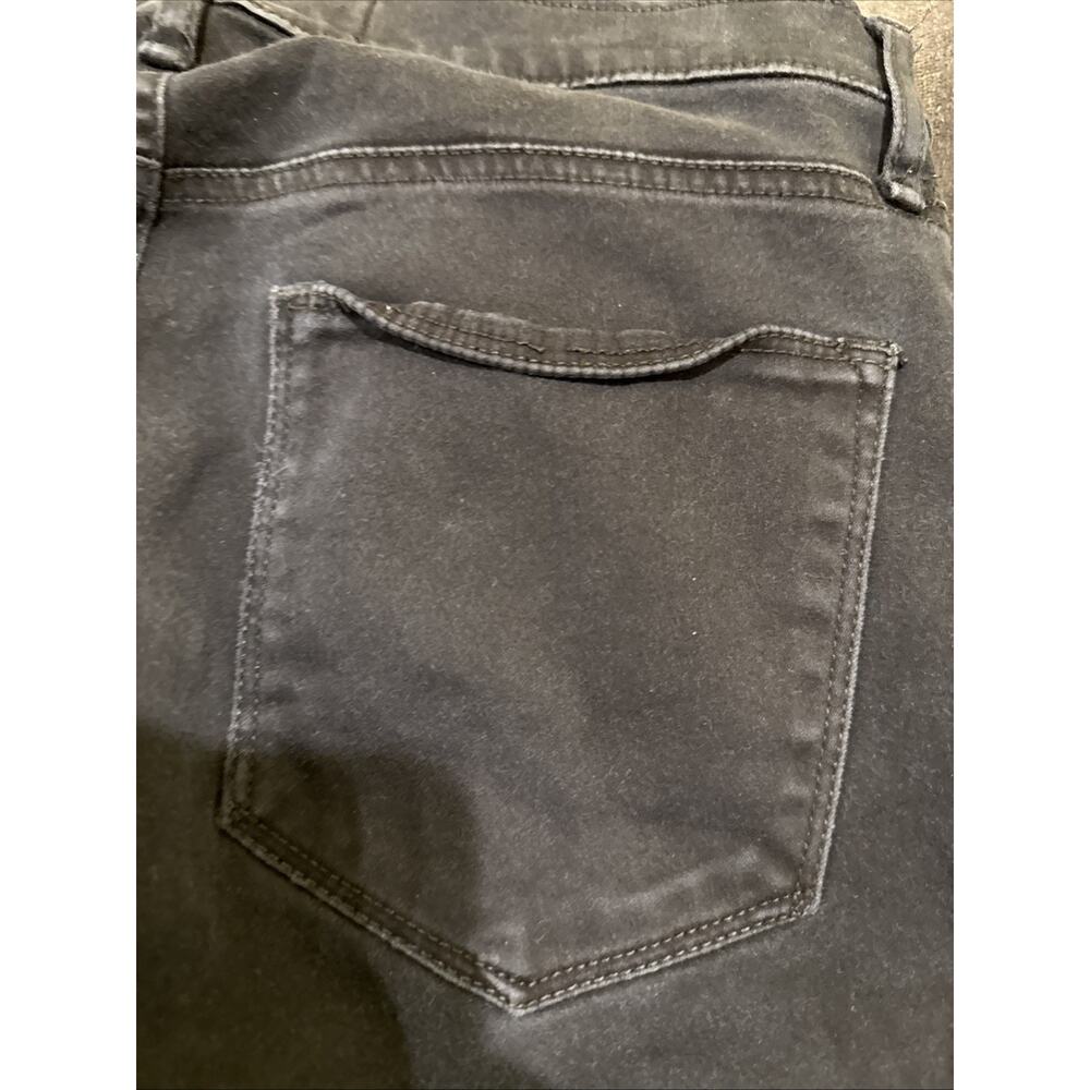 GAP 1969 Women's True Skinny Ankle Jeans Stretch Distressed Hems Black Size 28R - Picture 13 of 16